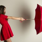 Red Parasol